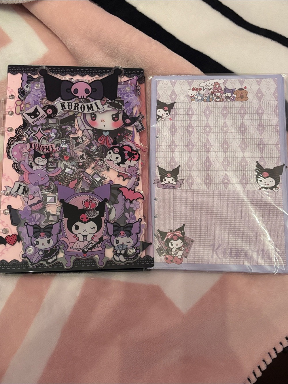 Kuromi Notebook Set